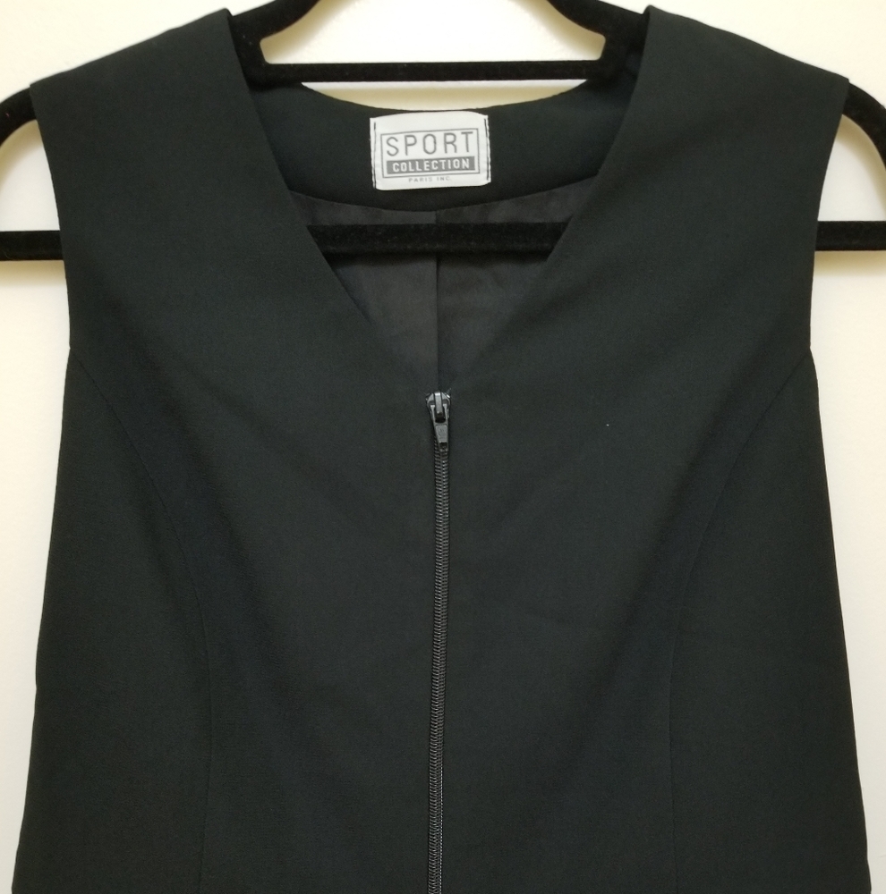 Black vest top